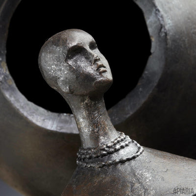 Keep Your Head Up Decorative Pot-Sculpture-Apiaria