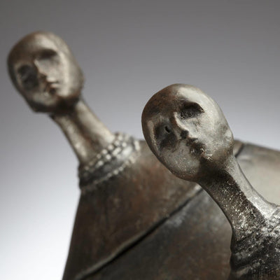 Keep Your Head Up Decorative Pot-Sculpture-Apiaria