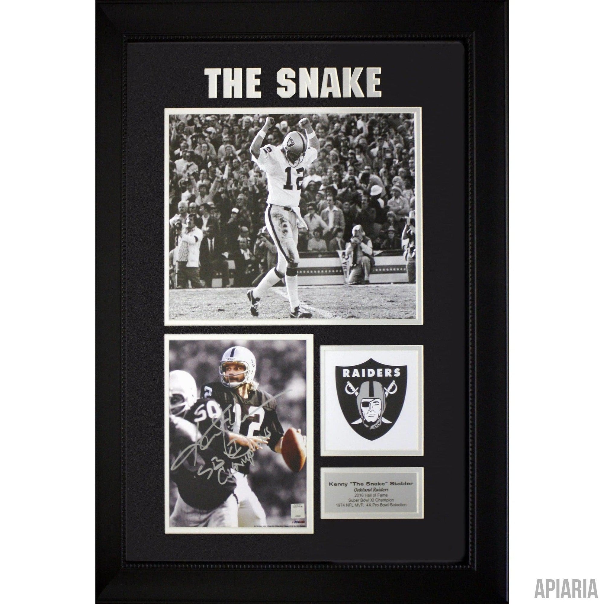 Kenny Stabler Autographed Photo-Framed Item-Apiaria