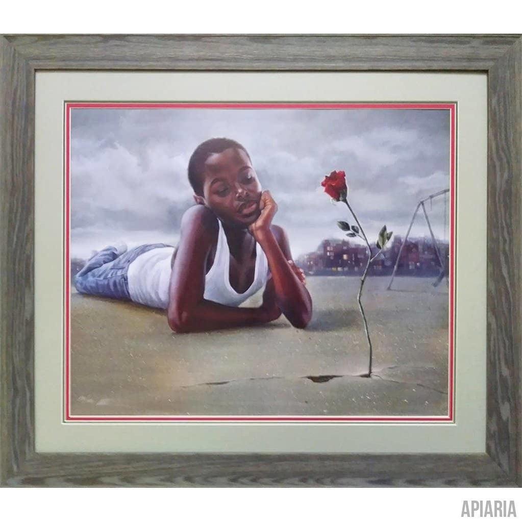 Kevin "WAK" Williams "Still I Rise"-Framed Art-Apiaria