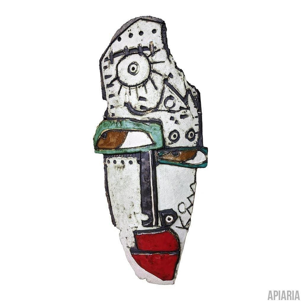 Kimmy Cantrell "Found Objects" Original Ceramic Wall Sculpture-Sculpture-Apiaria