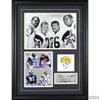 LA Rams "Fearsome Foursome": autographed by Merlin Olson, Deacon Jones, Rosey Grier & Lamar Lundy-Framed Item-Apiaria