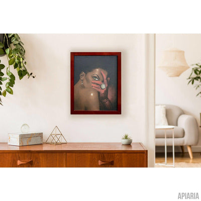 Laurie Cooper "Red Velvet"-Framed Art-Apiaria