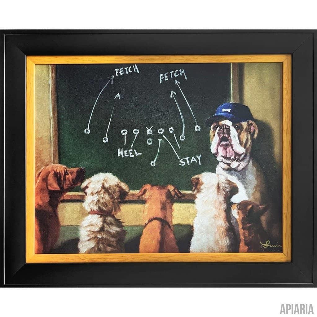 Lucia Heffernan "Game Plan"-Framed Art-Apiaria