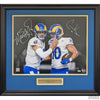 Matthew Stafford & Cooper Kupp Framed autographed photo by both-Framed Item-Apiaria