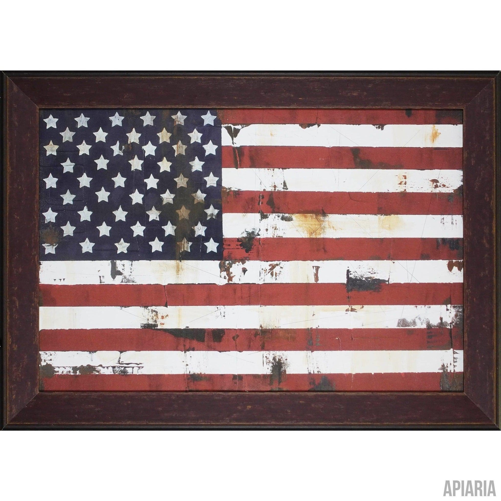 Melissa Lyons "Old Glory"-Framed Art-Apiaria