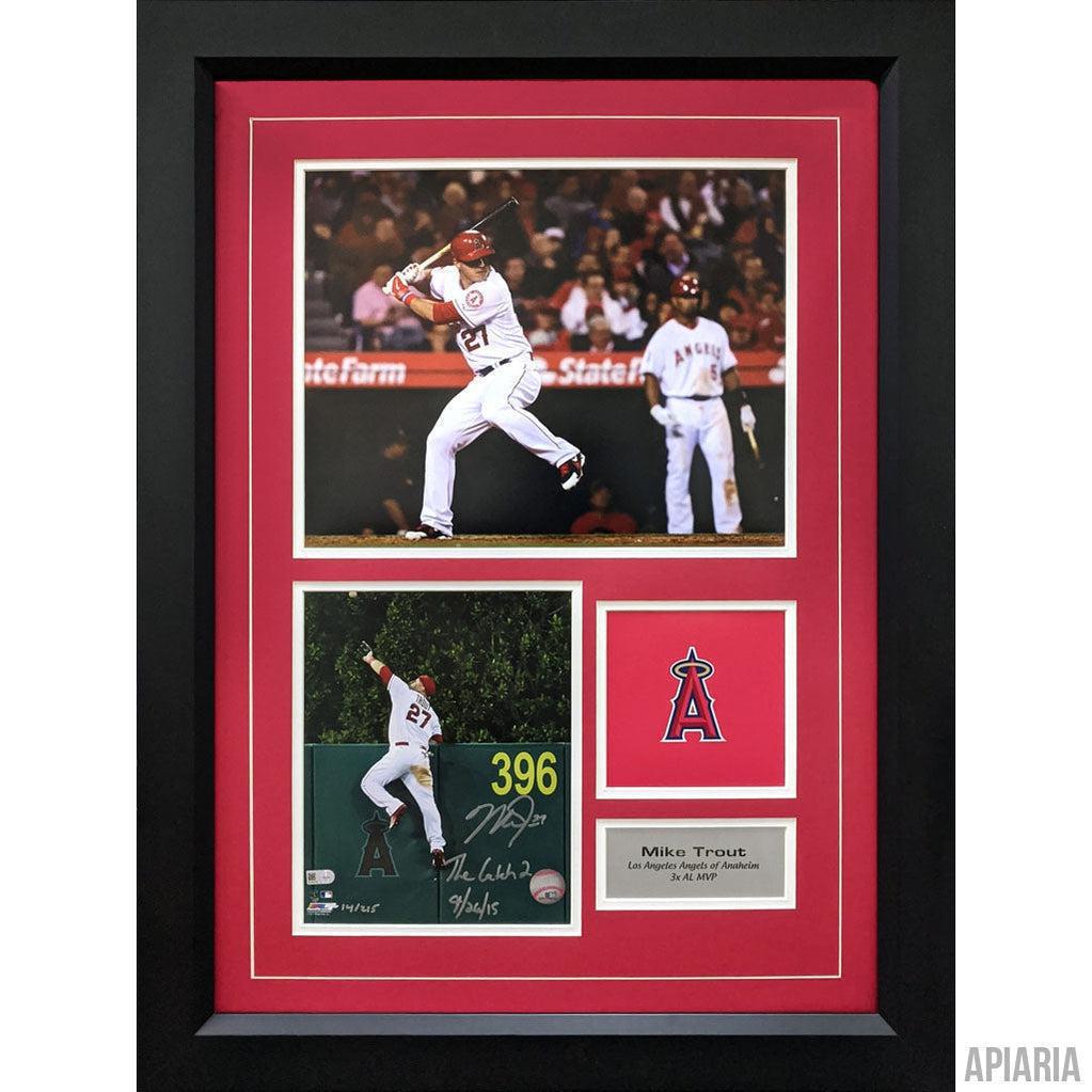 Mike Trout Autographed and Framed Los Angeles Angels Jersey