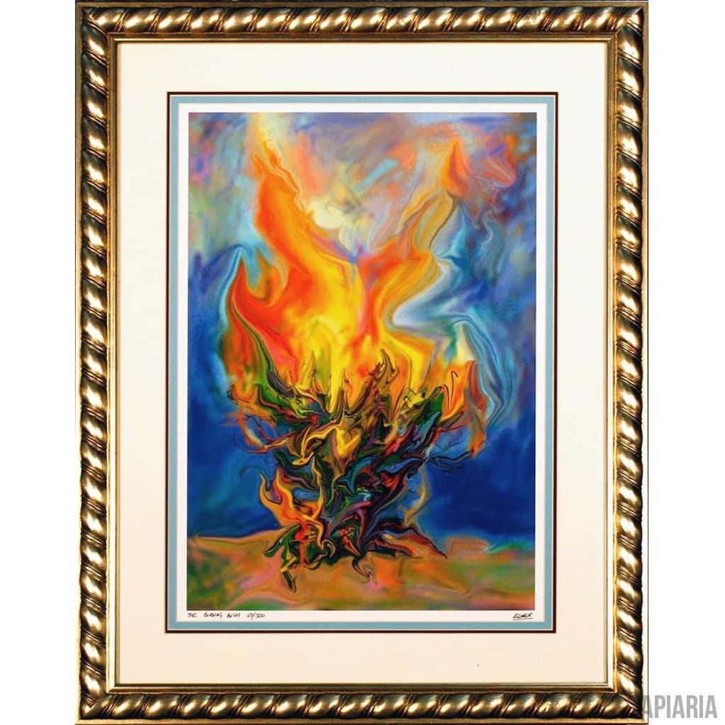 Murray Eisner "Burning Bush" Limited Edition-Framed Art-Apiaria