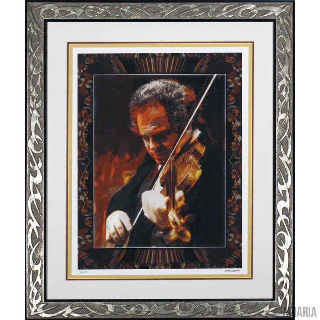 Murray Eisner "Itzhak Perlman"-Framed Art-Apiaria