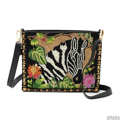 Out of Africa Handbag by Mary Frances, Hand beaded and embroidered-Handbag-Apiaria