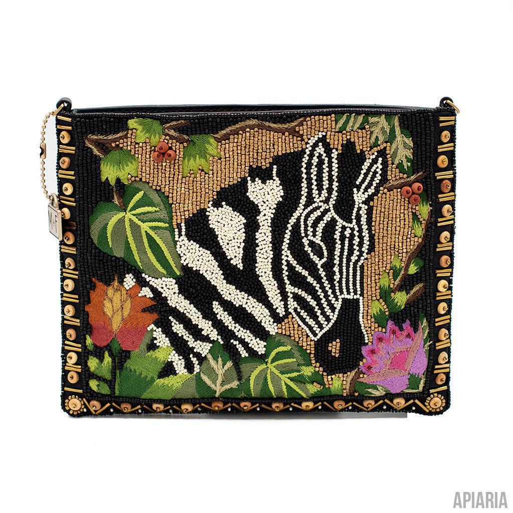 Out of Africa Handbag by Mary Frances, Hand beaded and embroidered-Handbag-Apiaria