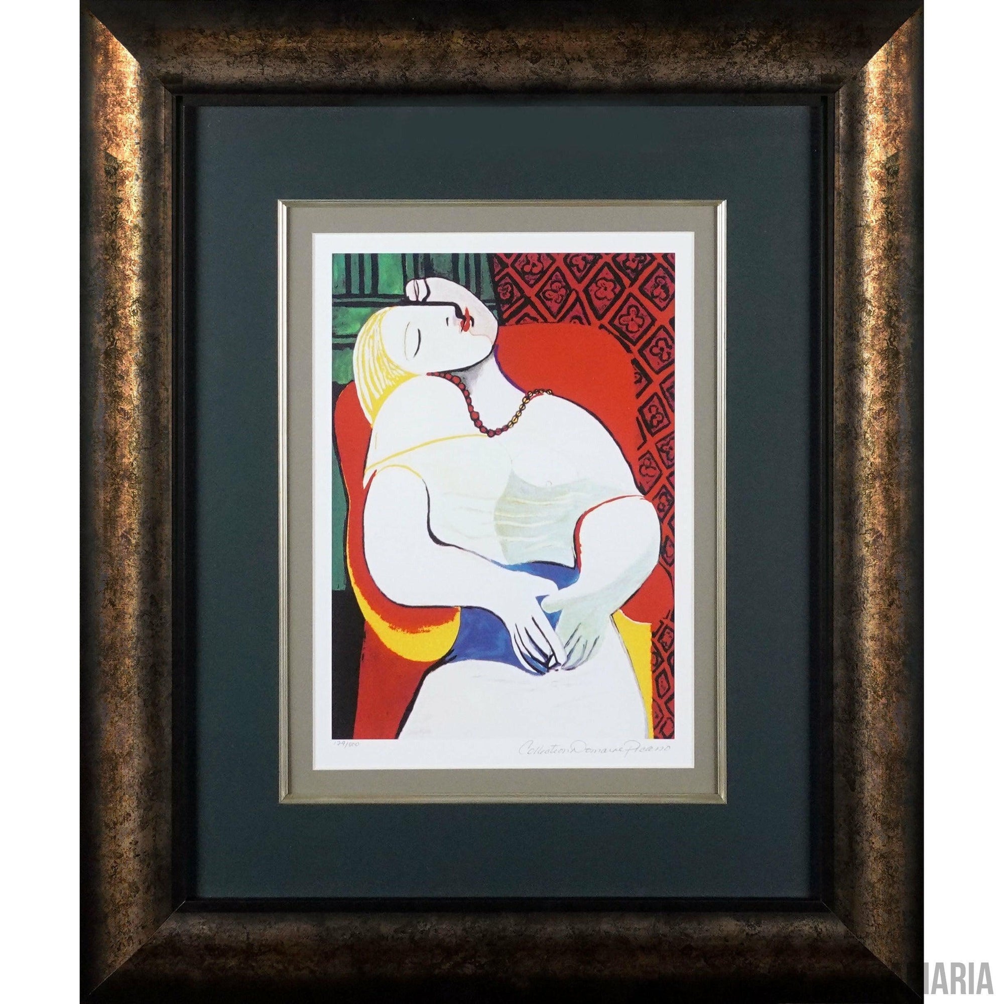 Pablo Picasso "The Dream"-Framed Art-Apiaria
