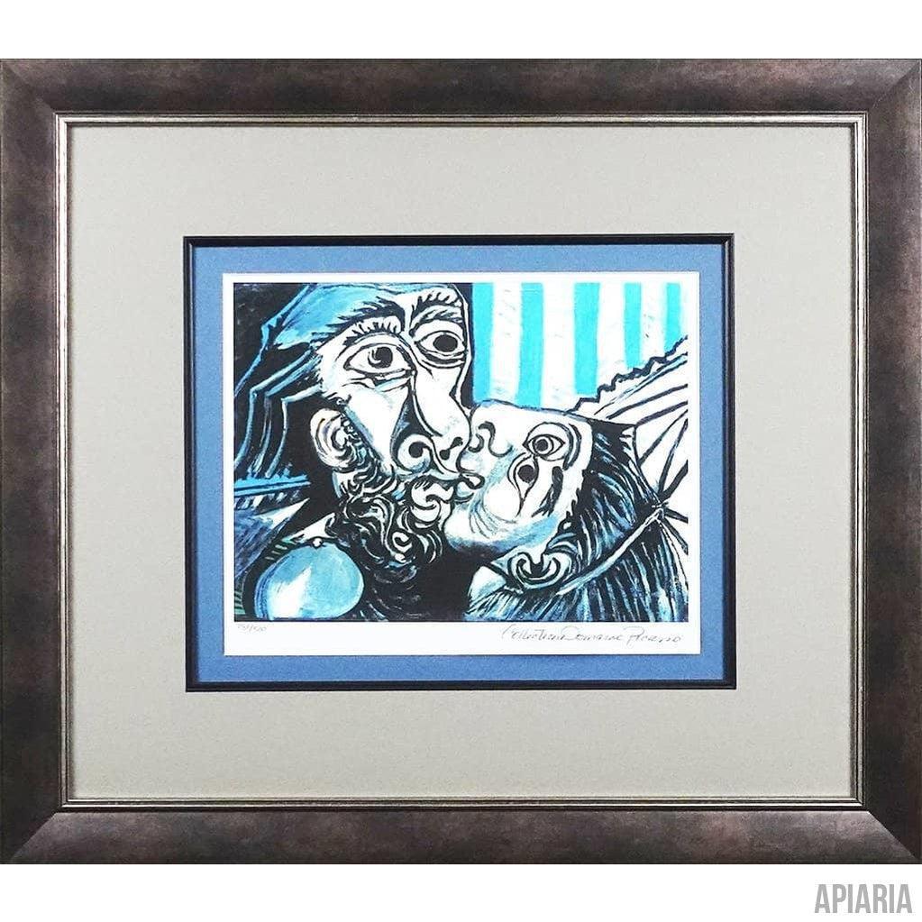 Pablo Picasso "The Kiss"-Framed Art-Apiaria