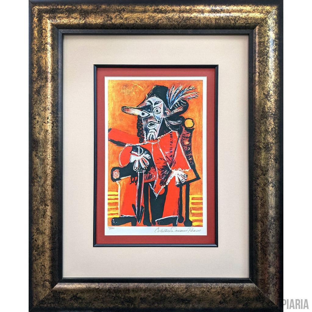Pablo Picasso "The Musketeer"-Framed Art-Apiaria