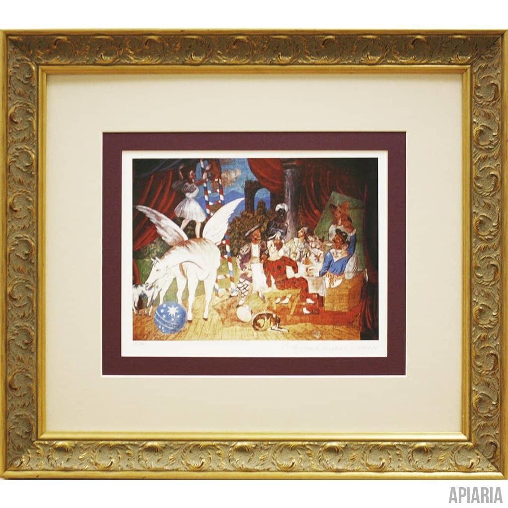 Pablo Picasso "Theatre Curtain for Parade"-Framed Art-Apiaria