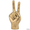 Peace Sign Sculpture in Brass, tabletop art-Sculpture-Apiaria