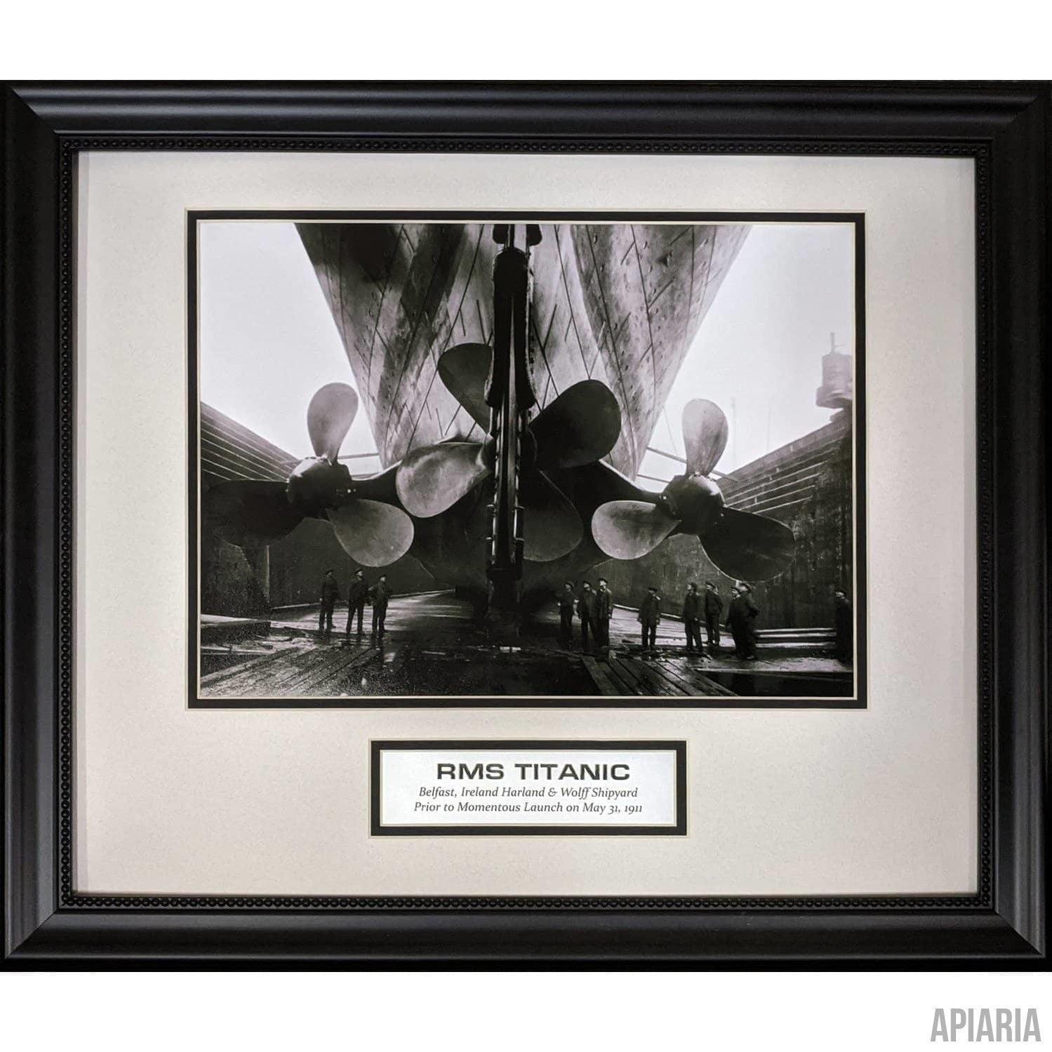 Propellers of The RMS Titanic - 1911-Framed Item-Apiaria