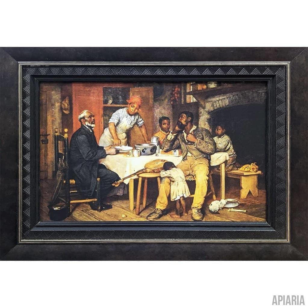 Richard Norris Brooke "A Pastoral Visit"-Framed Art-Apiaria