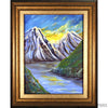 Rick Seguso Original "Lazy River Through The Mountains"-Framed Art-Apiaria