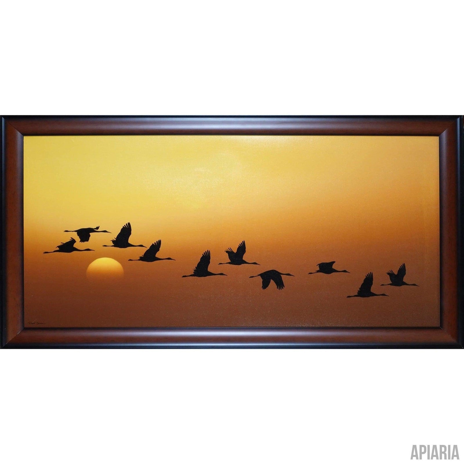 Robert Dawson "Headed for Home"-Framed Art-Apiaria