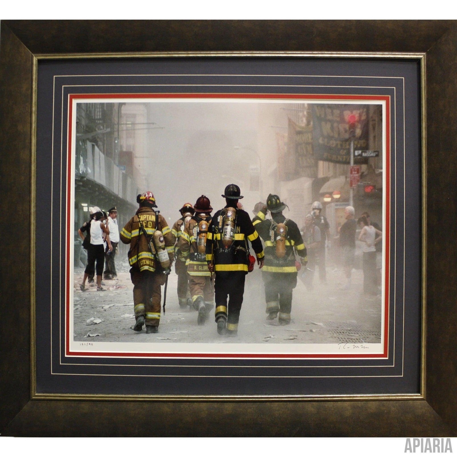 Robert McMahan "Walk of Courage"-Framed Art-Apiaria