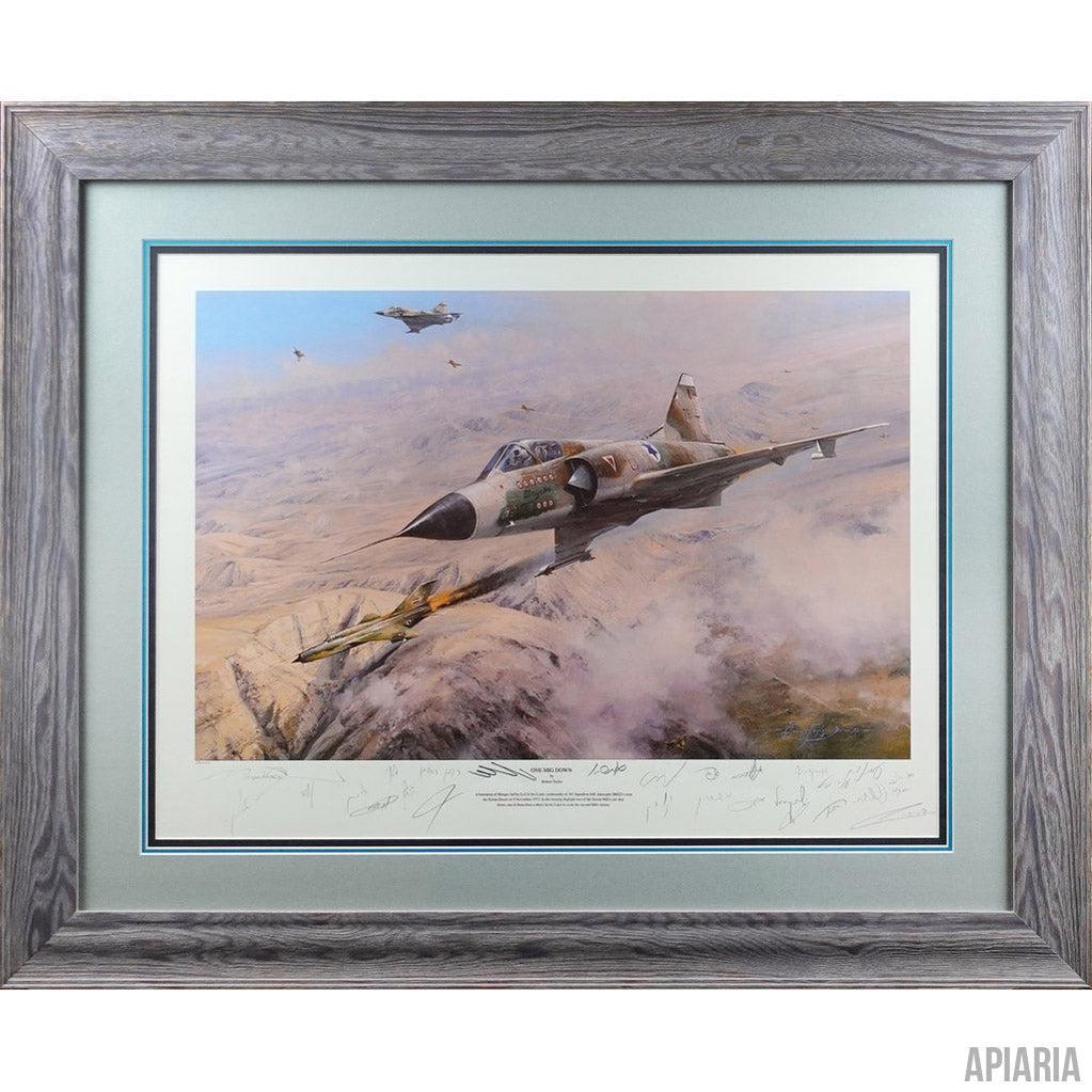 Robert Taylor "One Mig Down" Signed Edition-Framed Art-Apiaria