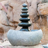 Rock Cairn Fountain-Sculpture-Apiaria