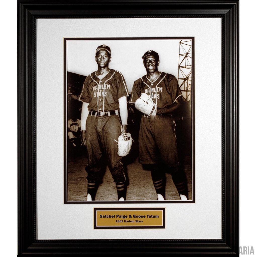 Satchel Paige & Goose Tatum (Harlem Stars)-Framed Item-Apiaria