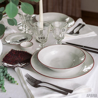 Set of Six Rustic Wine Glasses 5.75oz.-Dining-Apiaria