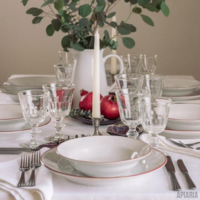 Set of Six Rustic Wine Glasses 5.75oz.-Dining-Apiaria