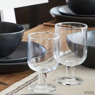 Set of Six Safra Wine Glasses 10oz.-Dining-Apiaria