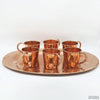 Solid Copper Moscow Mule Set-Copperware-Apiaria
