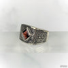 Square Cut Garnet Ring-Jewelry-Apiaria