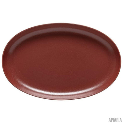 Stoneware Serving Platters, Handmade in Portugal by Casafina, Pacifica 16" Oval Serving Platter - 6 Colors-Dining-Apiaria