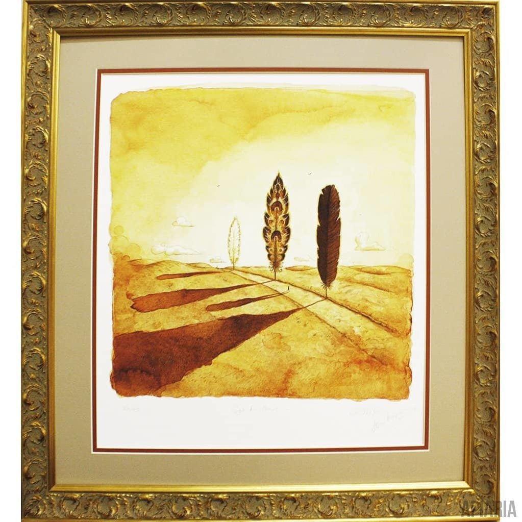 Storm Thorgerson "Feathers for Syd"-Framed Art-Apiaria