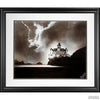 The Cliff House Restaurant in San Francisco at Night, c. 1900-Framed Item-Apiaria