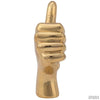 Thumbs Up Brass Sculpture, tabletop art-Sculpture-Apiaria