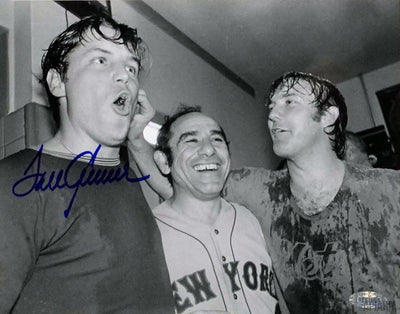 Tom Seaver Autographed Photo with Yogi Berra & Jerry Koosman-Sports Collectibles-Apiaria
