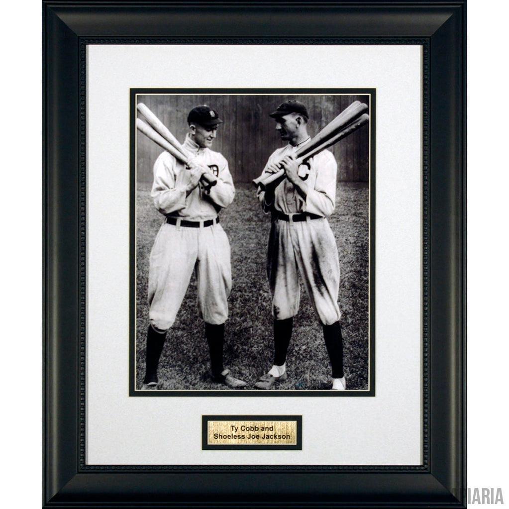 Ty Cobb & "Shoeless" Joe Jackson-Framed Item-Apiaria