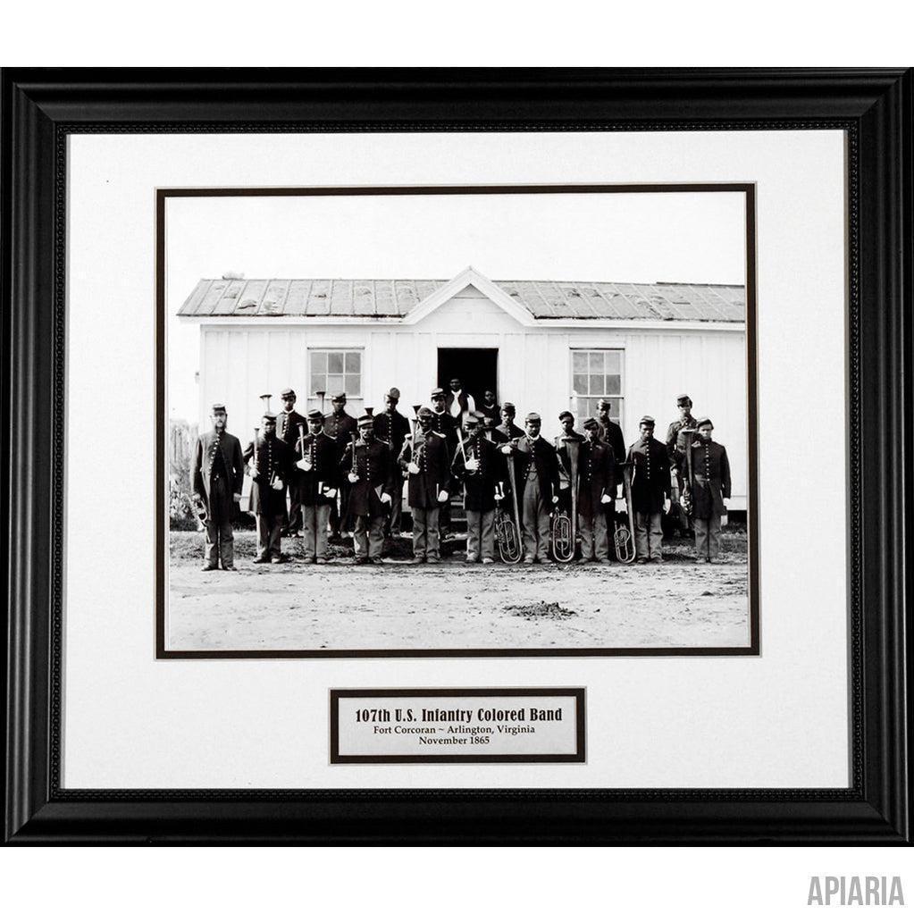 U.S. Black Infantry Band, Civil War, 1865-Framed Item-Apiaria