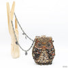 What A Hoot Handbag by Mary Frances, Hand beaded and embroidered-Handbag-Apiaria