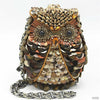 What A Hoot Handbag by Mary Frances, Hand beaded and embroidered-Handbag-Apiaria