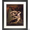 William-Adolphe Bouguereau "Dante & Virgil in Hell"-Framed Art-Apiaria