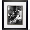 Woman Dentist Doing Tooth Extraction c. 1909-Framed Item-Apiaria