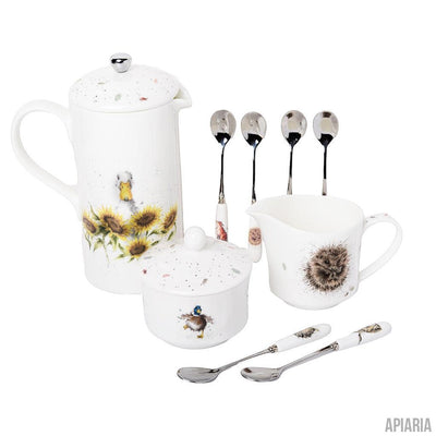 Wrendale Designs 4 Piece Coffee Set-Kitchen-Apiaria