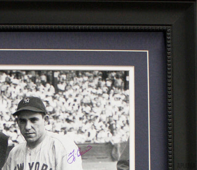 Yogi Berra Autographed Photo, With Babe Ruth - Apiaria